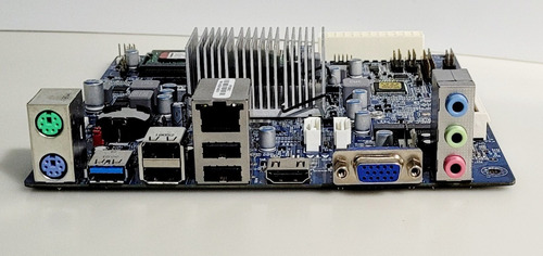 Imagem 2 de 8 de Placa Mãe Pcware Ipx1800e2 + 2gb Ddr3 - Usb 3.0 - Mini Pciex