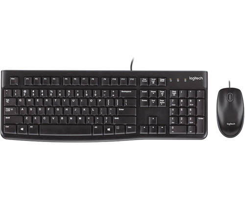 Kit Logitech Teclado Y Mouse Mk120 En Español Macrotec