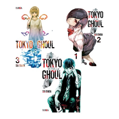 Pack Mangas Tokyo Ghoul Vol. 1-2-3 (ivrea Arg)