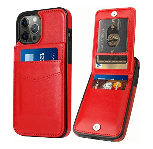 Seabaras iPhone 13 Pro Wallet Case With Credit Card R573w