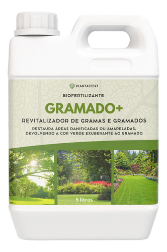 Adubo Grama Esmeralda 5l Nutrição Concentrada Rende 1000l