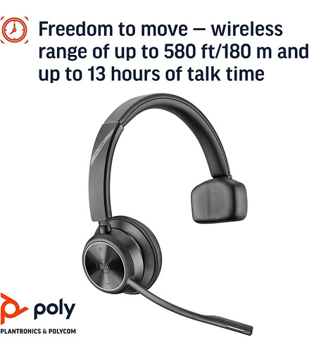 Poly Savi 7310-m Sistema De Auriculares Inalámbricos Dect Ul