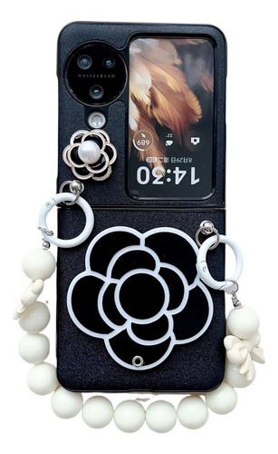 Para Funda Camellia Pu Para Oppo Find N3 Flip