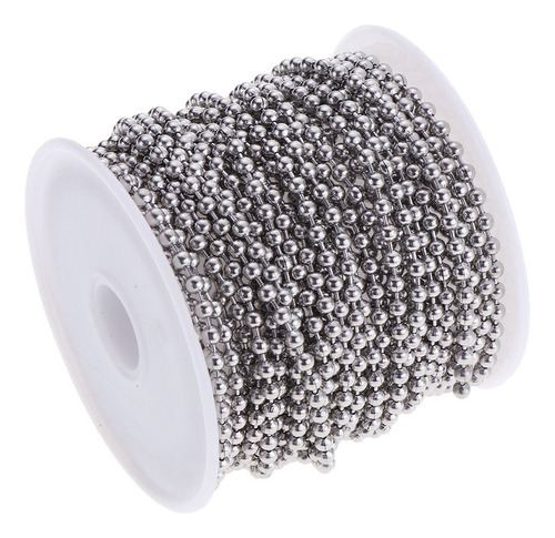 1 Rollo De 12 Metros De Cadena De Acero Inoxidable