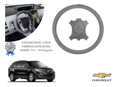 Funda Cubrevolante Gris Piel Chevrolet Traverse 2015