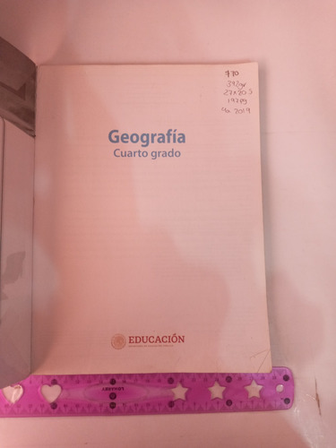 Geografía Cuarto Grado (Usado)