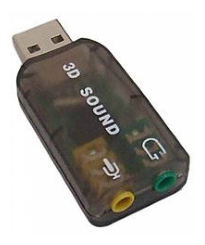 Tarjeta De Sonido Usb 2.0  Ideal Para Notebook  Computadora