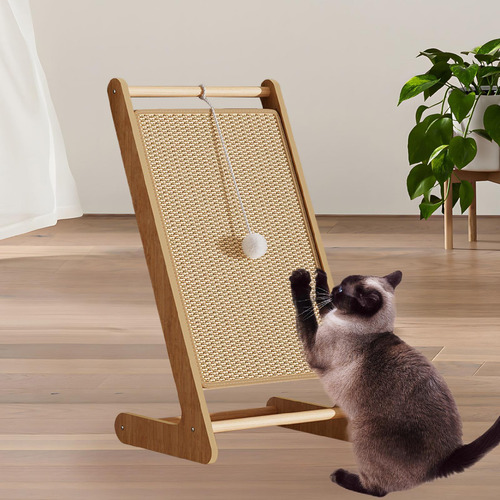 Cat Rangeing L En Forma De L De Rayas De Almohadilla Común