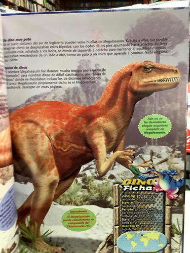 Imagen 5 de 6 de Dinosaurios - Ilustraciones Realistas - Gran Formato - Libro