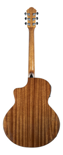 Guitarra Electroacustica La Sevillana Ga321ceq-wre Wine Red