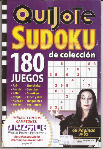 4 Revistas Sudoku Quijote Nuevas 68 Paginas