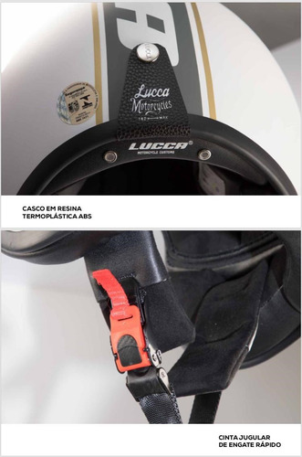 Imagem 7 de 10 de Capacete Lucca Sublime Gloss Black + Viseira Interna + Bolha
