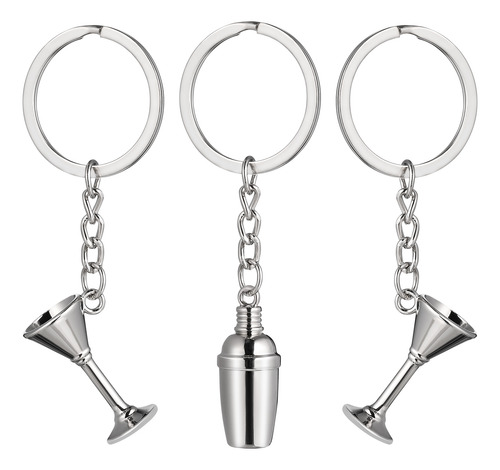 Llavero Con Forma De Copa, 3 Unidades, Llavero Shaker, Llave
