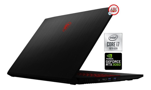 Portatil Gamer Msi I7 16gb Rtx 6gb 3060 Pantalla Ips + Extra