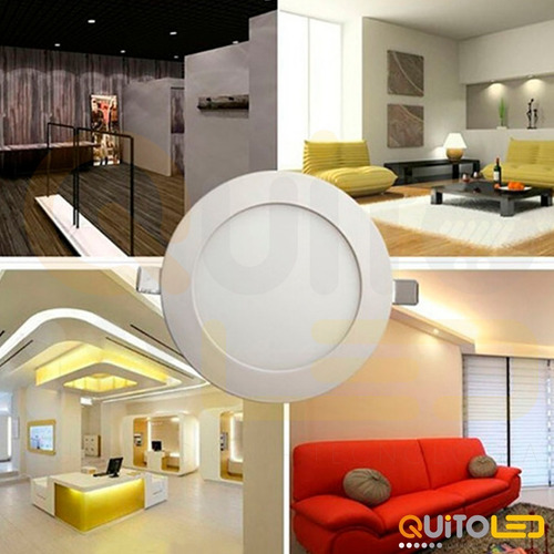 Lampara Panel Led Gypsum Empotrable 3w 6w 12w 18w 24 36w 48w
