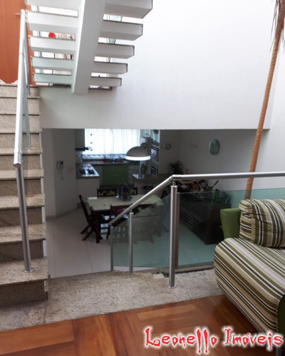 Imagem 26 de 30 de Sobrado Para Venda Com 175 M² Construídos Sendo 3 Suítes, Quintal Com Churrasqueira E 4 Vagas De Garagem! Vila Scarpelli Em Santo André, Sp. - Ca00104 - 70667135