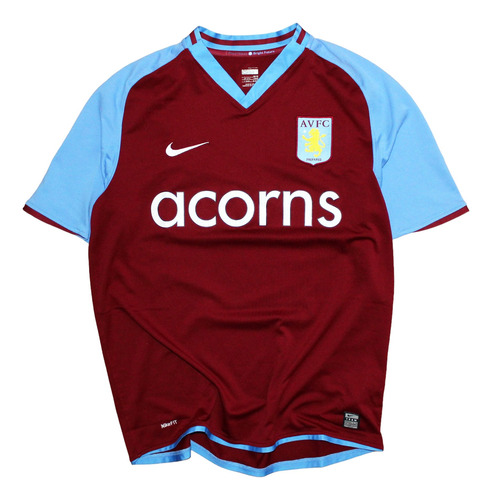 Camiseta Aston Villa 2008/09, Talla L, Usada