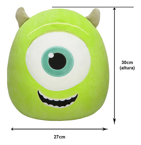 Bicho Pelúcia Squishmallows Disney Sunny Mike Wazowski