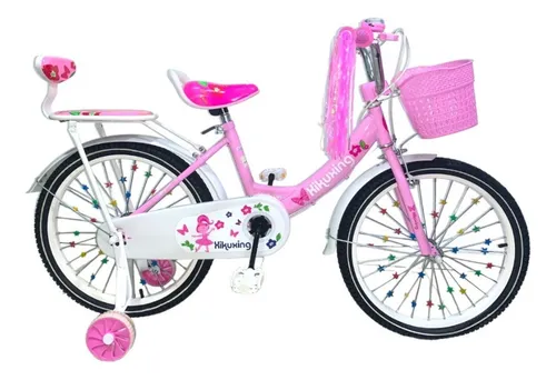 Bicicleta Ni os Rin 20 Canasta Pito Frenos Y Paral Xkk