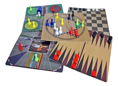 Set De Multijuegos 100 En 1 Carton Marca Kelvin