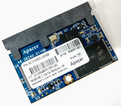 HF SSD Module Lot of 5 Apacer 16GB P/N 8Y.F1D2.9T200BA MLC SATA 