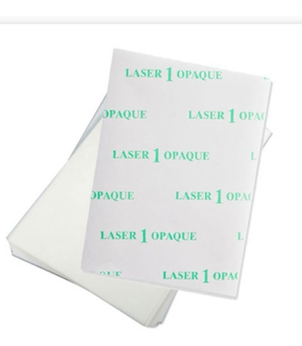 Papel Transfer Láser 1 Opaque Con 100 Hojas Cartas 