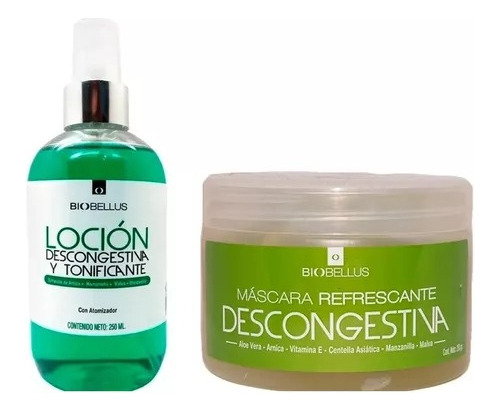 Kit Locion Tonificante + Mascara Descongetiva - Biobellus