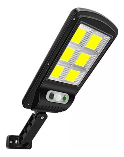 Foco Solar Led Luminaria Panel Sensor Con Control ´+ Soporte