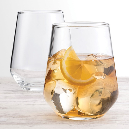 Set 6 Vaso / Copa 425 Cc. Linea Allegra Transparente