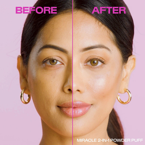 Esponja Y Polvo Para Mezclar Maquillaje Puff Real Techniques