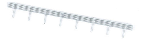 Modelo De Barandilla De Escena De Carretera 17.2 Cm Plateado