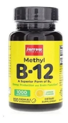 B12 Metilcobalamina 1000 Mcg 100 Pastillas Jarrow