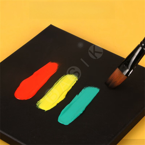 Bastidor Lienzo Negro Canva Algodón Para Pintar Oleo 15x20cm
