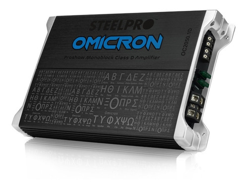 Imagen 3 de 5 de Amplificador Clase D Monoblock 2000w Max Ómicron By Steelpro