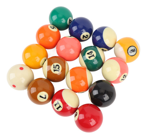 Juego De Bolas De Billar De Resina Estándar De 16 Piezas De