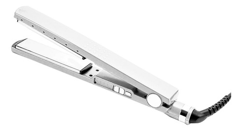 Plancha De Pelo Cabello Planchita Alisador Nano Tecnología Blanco