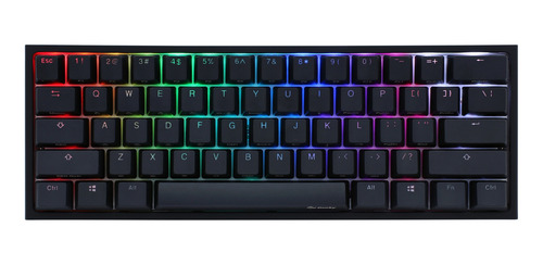 Teclado Ducky Channel One 2 Mini V2 Rgb Backlit Cherry Brown
