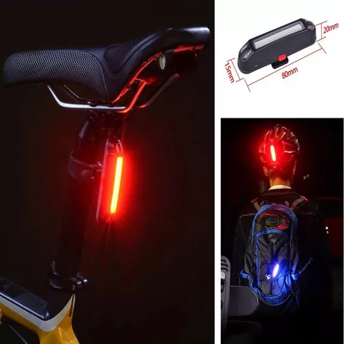 Kit Iluminação Bicicleta GTA Farol Led Super Forte 700 Lumens + Lanterna  Sinalizadora Recarregável - XCO Bikes