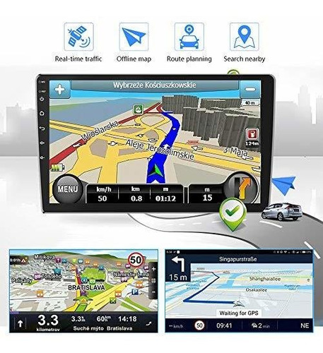 Estereo Vehiculo Android 10.1 Camara Respaldo Bluetooth
