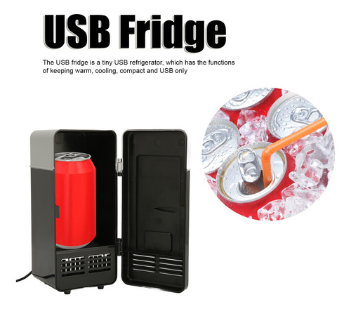 Heladera Usb Con Aislamiento Refrigeración Pequeño Portá