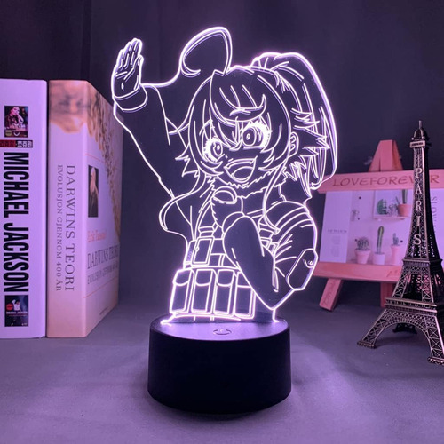 Luz Nocturna 3d The Saga Of Tanya Anime Para Niño, 16 Colore