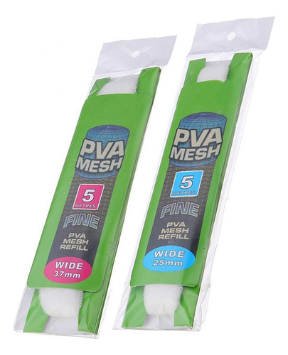 5 Piezas 37mm 5m Carpa Pesca Cebo Red Recarga Bolsa De