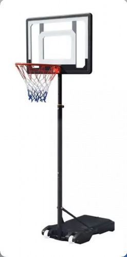 Juego Tablero Basket Base Fibra De Vidrio Con Aro Malla2.10m