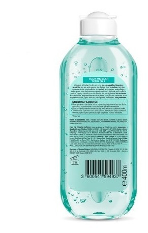 Imagen 3 de 7 de Agua Micelar Garnier Pure Active 400 Ml