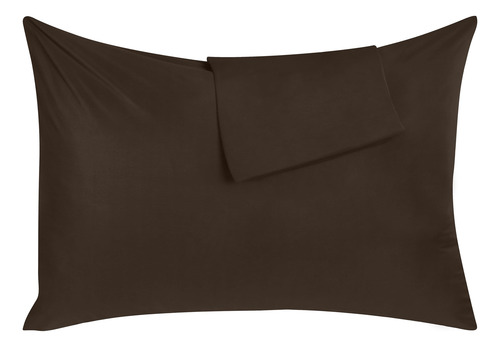 Protectores De Almohada Estandar A Prueba De Chinches 4 Pzs Marrón Liso