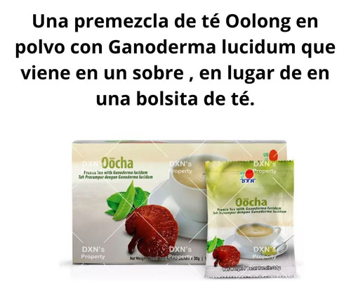Té Oocha Dxn /té Oolong /ganoderma 12 Sobres 30 Gramos