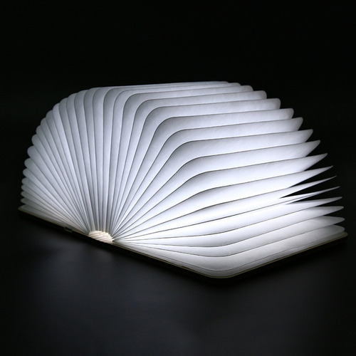 Para L Mesa De Madera Plegable En Forma De Libro Con Luz De