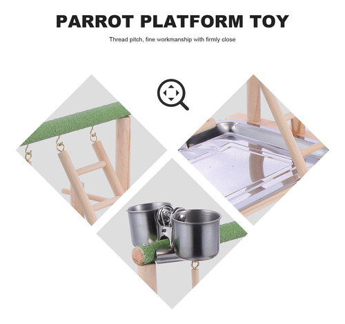 Soporte Para Loros Con Forma De Pájaro, Loro Pequeño