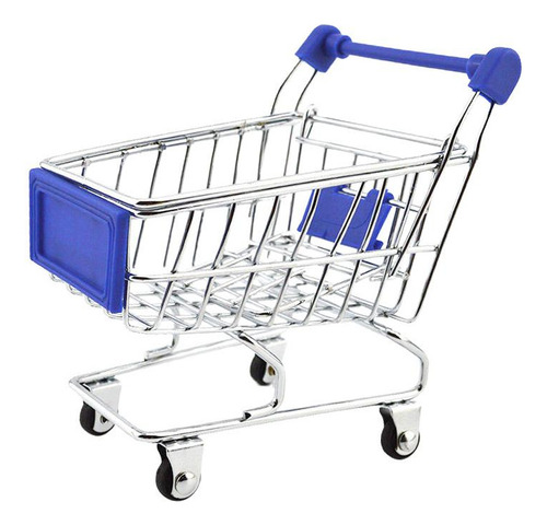 Mini Carrito Azul 12 X 8.5 X 11cm