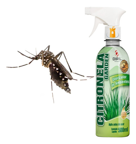 Odoriza Repele Afasta Mosquito Inseto Citronela Garden 500ml